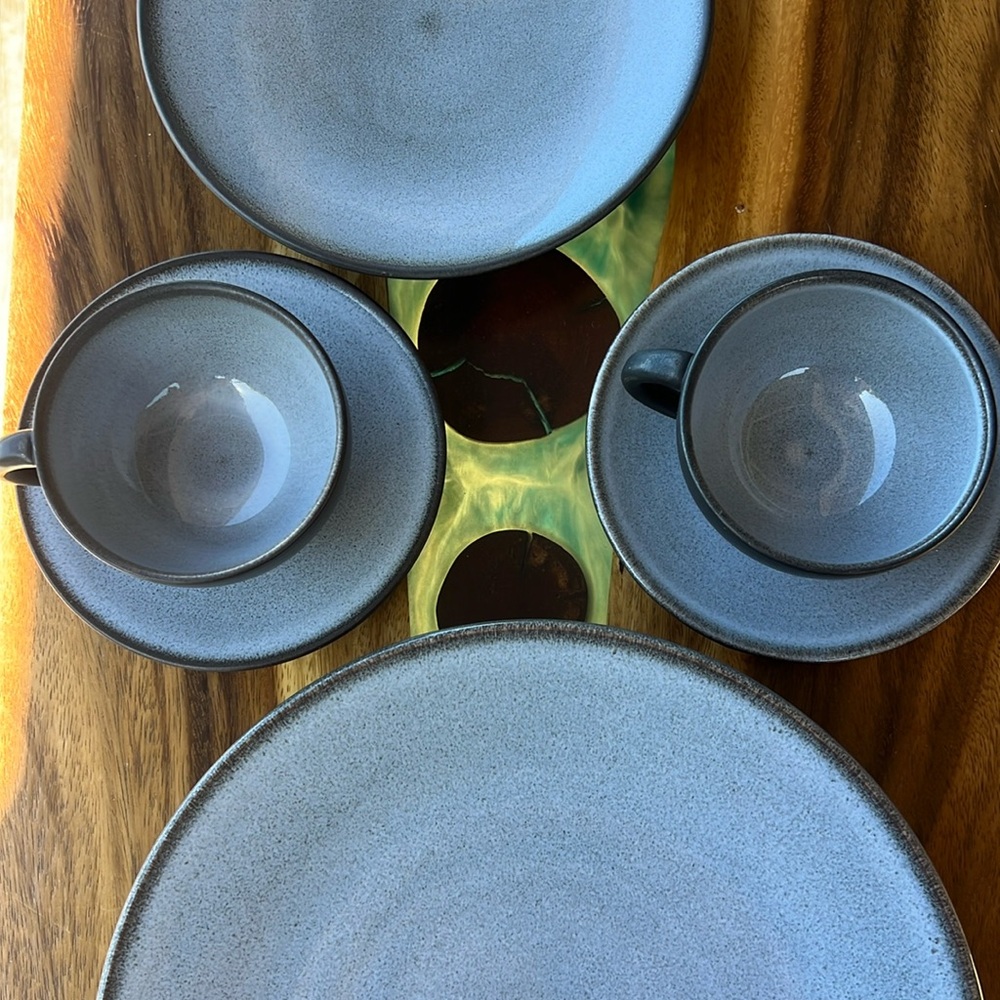 French Made Cup & Saucer Set (2) - Jars